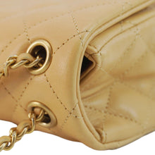 Load image into Gallery viewer, CHANEL Rock The Corner Flap Quilted Leather Shoulder Bag Beige