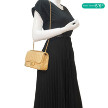 Load image into Gallery viewer, CHANEL Rock The Corner Flap Quilted Leather Shoulder Bag Beige
