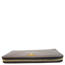 Load image into Gallery viewer, PRADA Zip Around Leather Wallet Brown