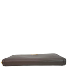 Load image into Gallery viewer, PRADA Zip Around Leather Wallet Brown