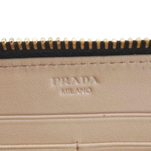Load image into Gallery viewer, PRADA Zip Around Leather Wallet Brown