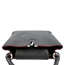 Load image into Gallery viewer, LOUIS VUITTON Capucines Taurillon Leather Satchel Bag Black