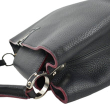 Load image into Gallery viewer, LOUIS VUITTON Capucines Taurillon Leather Satchel Bag Black