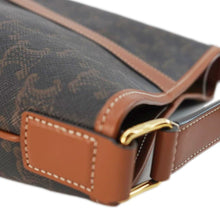 Load image into Gallery viewer, CELINE Small Triomphe Canvas Bucket Bag Tan