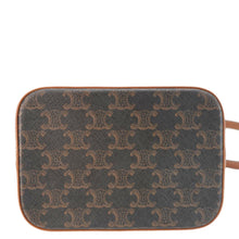 Load image into Gallery viewer, CELINE Small Triomphe Canvas Bucket Bag Tan