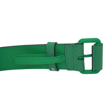 Load image into Gallery viewer, GUCCI GG Leather Belt Green 771297 Size 110.44