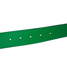 Load image into Gallery viewer, GUCCI GG Leather Belt Green 771297 Size 110.44