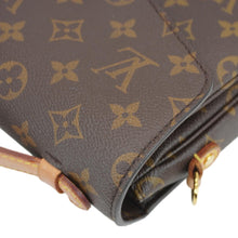 Load image into Gallery viewer, LOUIS VUITTON Metis Pochette Monogram Canvas Crossbody Bag Brown