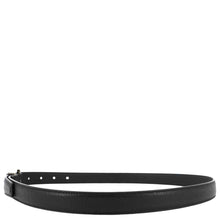 Load image into Gallery viewer, YVES SAINT LAURENT Square Buckle Leather Belt Black Size 75