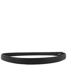 Load image into Gallery viewer, YVES SAINT LAURENT Square Buckle Leather Belt Black Size 75