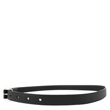 Load image into Gallery viewer, YVES SAINT LAURENT Square Buckle Leather Belt Black Size 75