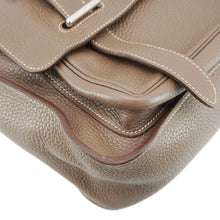 Load image into Gallery viewer, HERMES Steve Taurillon Clemence Leather Messenger Bag Brown