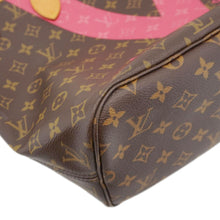 Load image into Gallery viewer, LOUIS VUITTON Neverfull MM V Monogram Canvas Tote Bag Brown