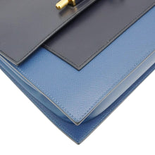 Load image into Gallery viewer, HERMES Sacabar Leather Crossbody Bag Blue