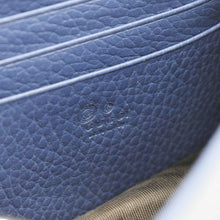 Load image into Gallery viewer, GUCCI Dollar Interlocking G Calfskin Leather Chain Wallet Crossbody Bag Blue 510314