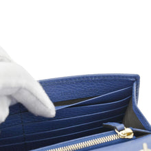 Load image into Gallery viewer, GUCCI Dollar Interlocking G Calfskin Leather Chain Wallet Crossbody Bag Blue 510314