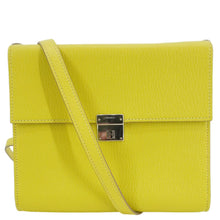 Load image into Gallery viewer, HERMES Clic 16 Epsom Leather Wallet on Strap Crossbody Bag Lime