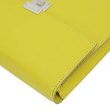 Load image into Gallery viewer, HERMES Clic 16 Epsom Leather Wallet on Strap Crossbody Bag Lime