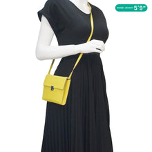 Load image into Gallery viewer, HERMES Clic 16 Epsom Leather Wallet on Strap Crossbody Bag Lime