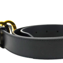 Load image into Gallery viewer, GUCCI GG Buckle Leather Belt Black 414515 Size 75.30