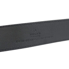 Load image into Gallery viewer, GUCCI GG Buckle Leather Belt Black 414515 Size 75.30