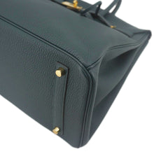 Load image into Gallery viewer, HERMES Birkin 35 Togo Leather Tote Bag Vert Cypress