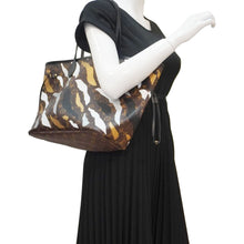 Load image into Gallery viewer, LOUIS VUITTON X LOL Neverfull MM Monogram Canvas Tote Bag Brown