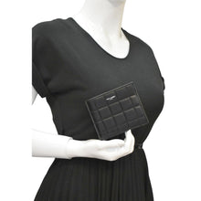 Load image into Gallery viewer, YVES SAINT LAURENT Leather Men's Bifold Wallet Black