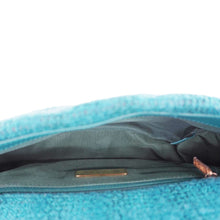 Load image into Gallery viewer, CHANEL 19 Flap Medium Quilted Tweed Shoulder Bag Teal