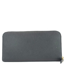 Load image into Gallery viewer, PRADA Zip Around Saffiano Leather Wallet Black