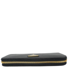 Load image into Gallery viewer, PRADA Zip Around Saffiano Leather Wallet Black