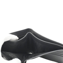 Load image into Gallery viewer, The YVES SAINT LAURENT Crocodile Print Leather Billfold Wallet Black