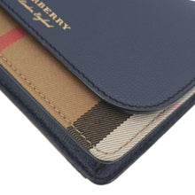 Load image into Gallery viewer, BURBERRY Hampshire Small House Check Crossbody Bag Navy Blue