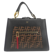 Load image into Gallery viewer, FENDI Runaway Logo Nappa Leather Shoulder Bag Tricolor