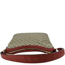 Load image into Gallery viewer, GUCCI Linea A Supreme Canvas Hobo Shoulder Bag Beige 414930