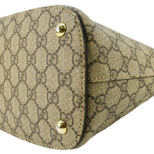 Load image into Gallery viewer, GUCCI Linea A Supreme Canvas Hobo Shoulder Bag Beige 414930
