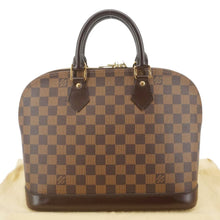 Load image into Gallery viewer, LOUIS VUITTON Alma PM Damier Ebene  Satchel Bag Brown