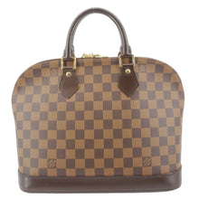 Load image into Gallery viewer, LOUIS VUITTON Alma PM Damier Ebene  Satchel Bag Brown
