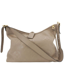 Load image into Gallery viewer, LOUIS VUITTON Carryall MM Empreinte Leather Shoulder Bag Beige