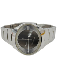 Load image into Gallery viewer, Mido Commander 1970 Day Date Men's Stainless Steel Watch Brown Silver Dial 41MM