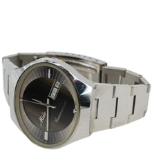 Load image into Gallery viewer, Mido Commander 1970 Day Date Men's Stainless Steel Watch Brown Silver Dial 41MM