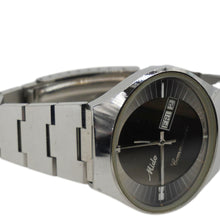Load image into Gallery viewer, Mido Commander 1970 Day Date Men's Stainless Steel Watch Brown Silver Dial 41MM