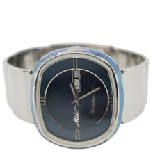 Load image into Gallery viewer, Mido Commander 1970 Day Date Men's Stainless Steel Watch Blue Dial 41MM