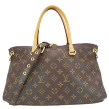 Load image into Gallery viewer, LOUIS VUITTON Pallas MM Monogram Canvas Shoulder Bag Brown