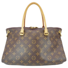 Load image into Gallery viewer, LOUIS VUITTON Pallas MM Monogram Canvas Shoulder Bag Brown