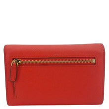 Load image into Gallery viewer, MCM Leather Compact Wallet Red