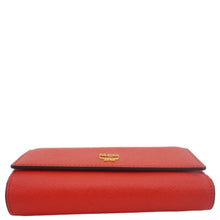 Load image into Gallery viewer, MCM Leather Compact Wallet Red
