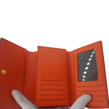 Load image into Gallery viewer, MCM Leather Compact Wallet Red