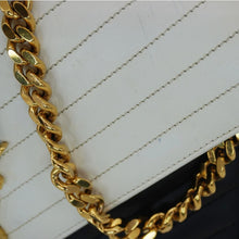 Load image into Gallery viewer, YVES SAINT LAURENT Envelope Leather Chain Shoulder Bag Bicolor