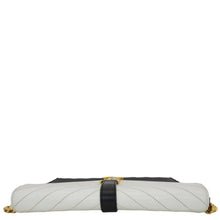 Load image into Gallery viewer, YVES SAINT LAURENT Envelope Leather Chain Shoulder Bag Bicolor